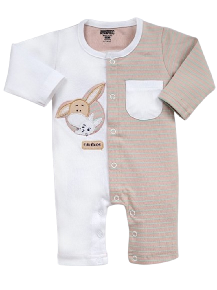 Pompidou Full Sleeves Rompers For Baby Boys