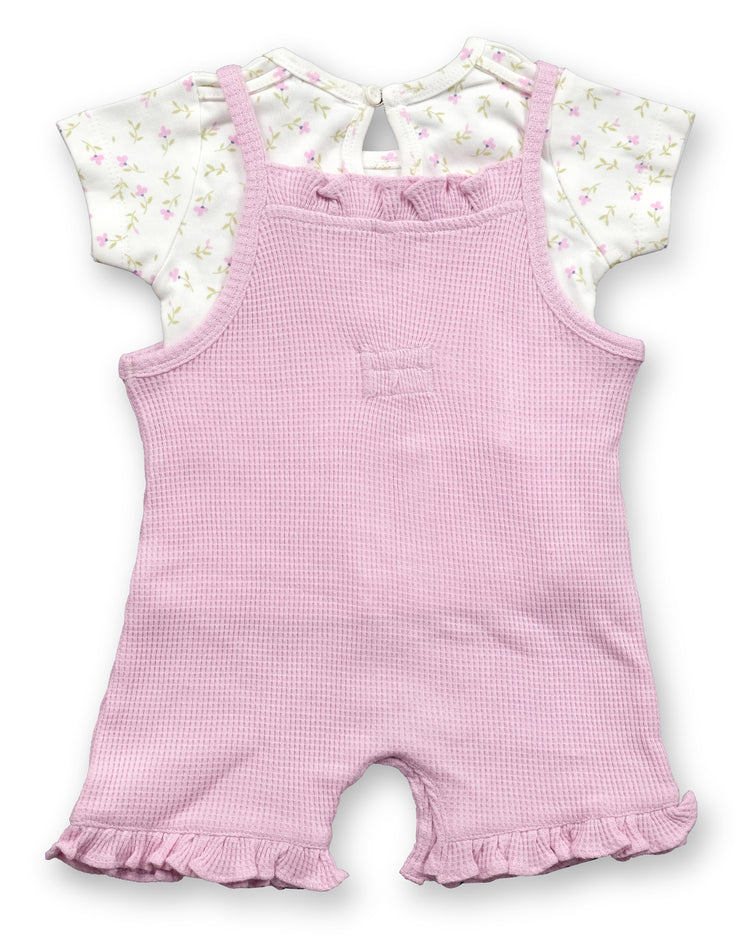 Waffle Knit Romper set