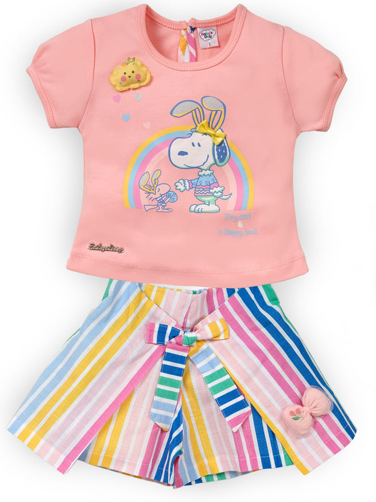 Babys Pure Cotton Top with Shorts