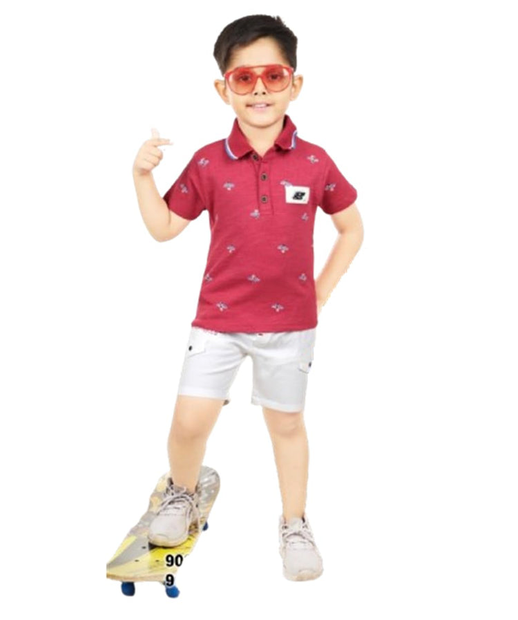 CHOO - CHOO Boys T-Shirt with Shorts Clothing Set