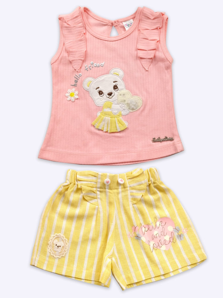 Babys Day Top & Shorts Hot Pant