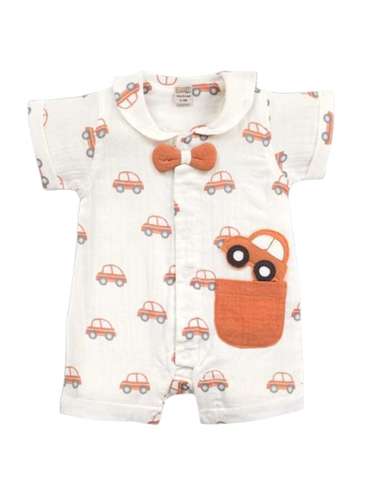 Pompidou Full Sleeves Rompers For Baby Boys