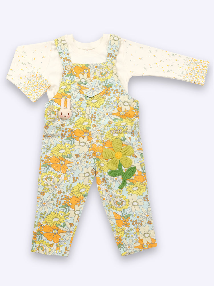 KETI MINI Romper For Girls Casual Floral Print
