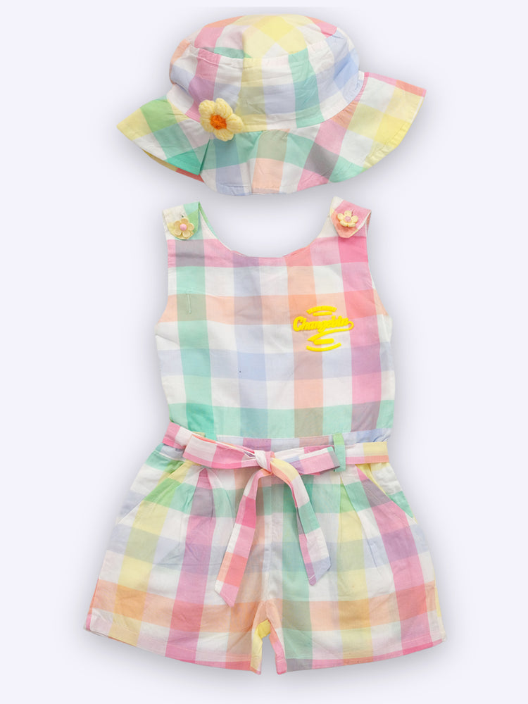 KIKO Cotton Jumpsuit Romper Set for baby Girl