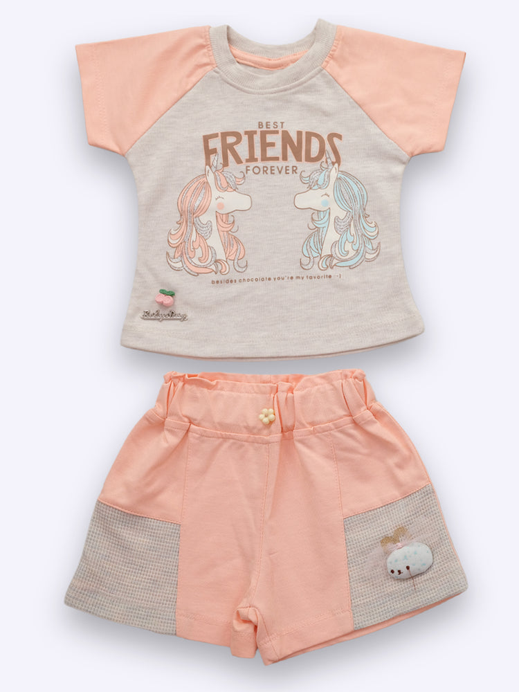Baby's Day Girls Pure Cotton Clothing Set