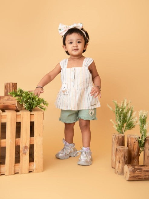 BABY'S DAY Pure Cotton Top With Shorts