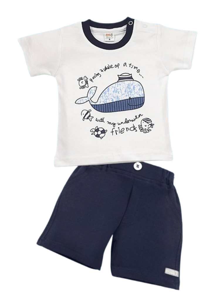 Pompidou Baby Boys Casual Shirt with Shorts