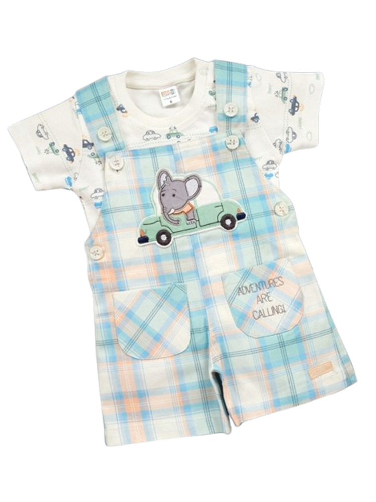 Pompidou Printed Full Sleeves Rompers For Baby Boys