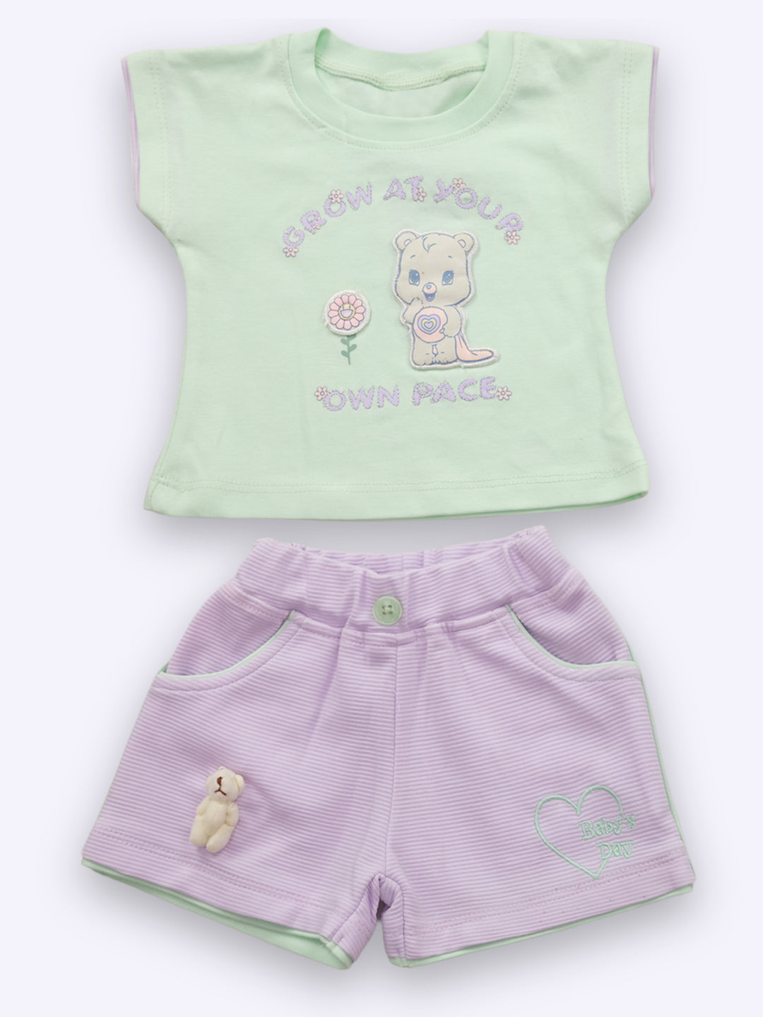 Cotton Top & Shorts Hot Pant