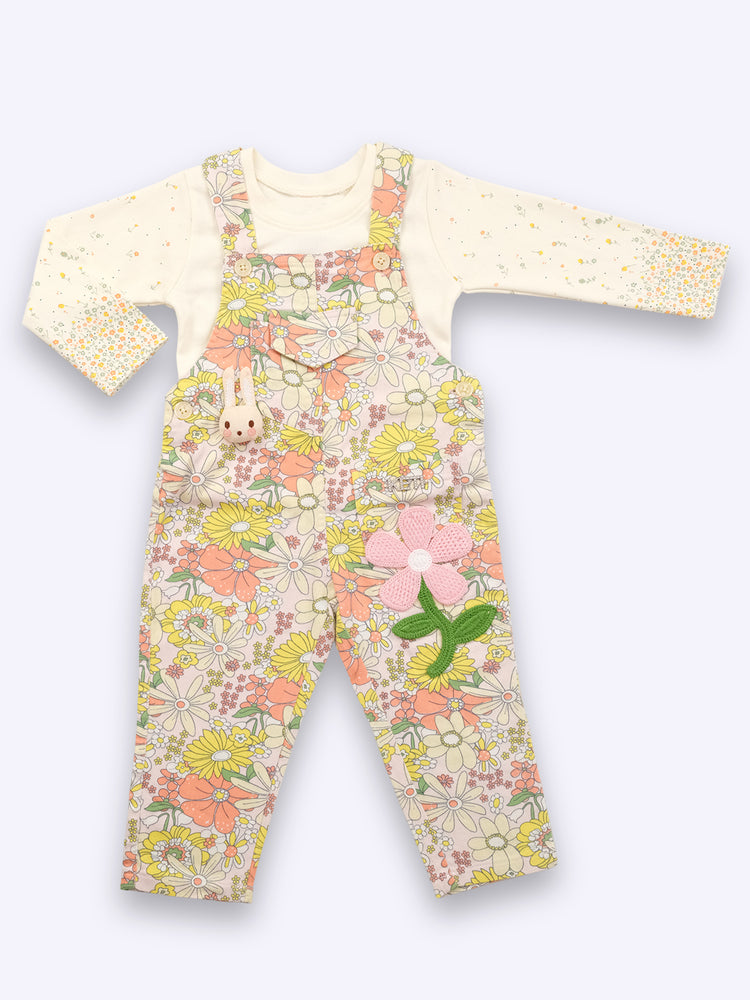 KETI MINI Romper For Girls Casual Floral Print