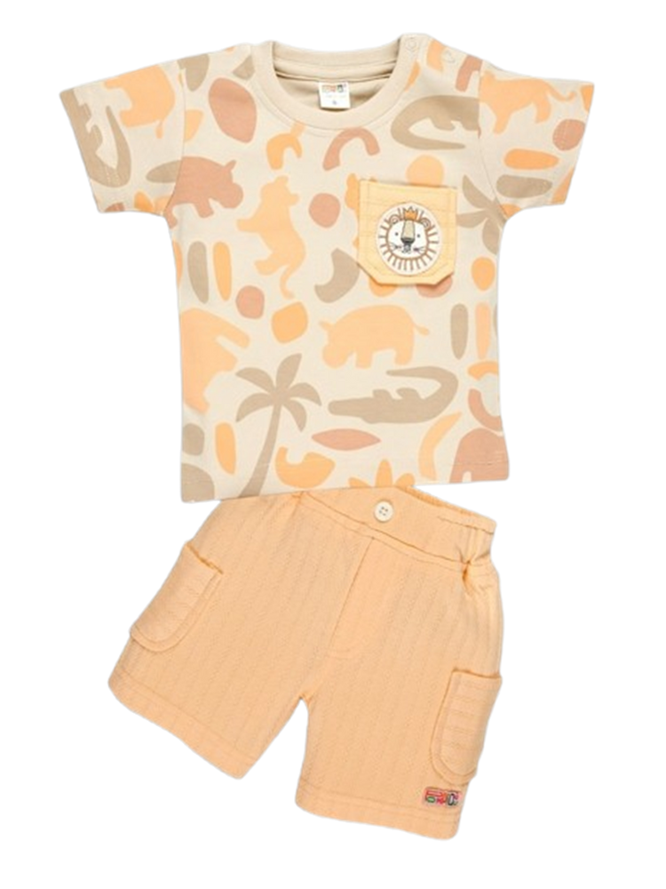 Pompidou Baby Boys Casual Shirt with Shorts