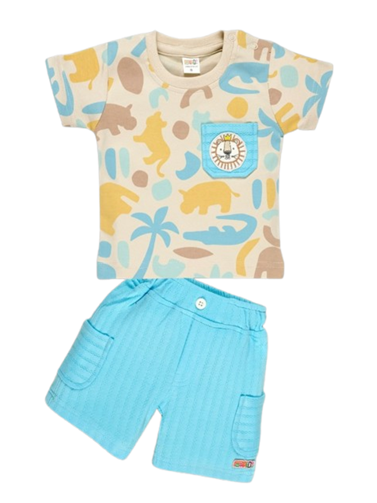 Pompidou Baby Boys Casual Shirt with Shorts