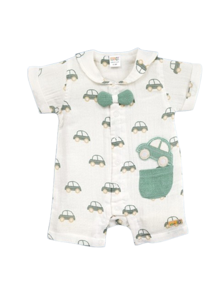 Pompidou Full Sleeves Rompers For Baby Boys