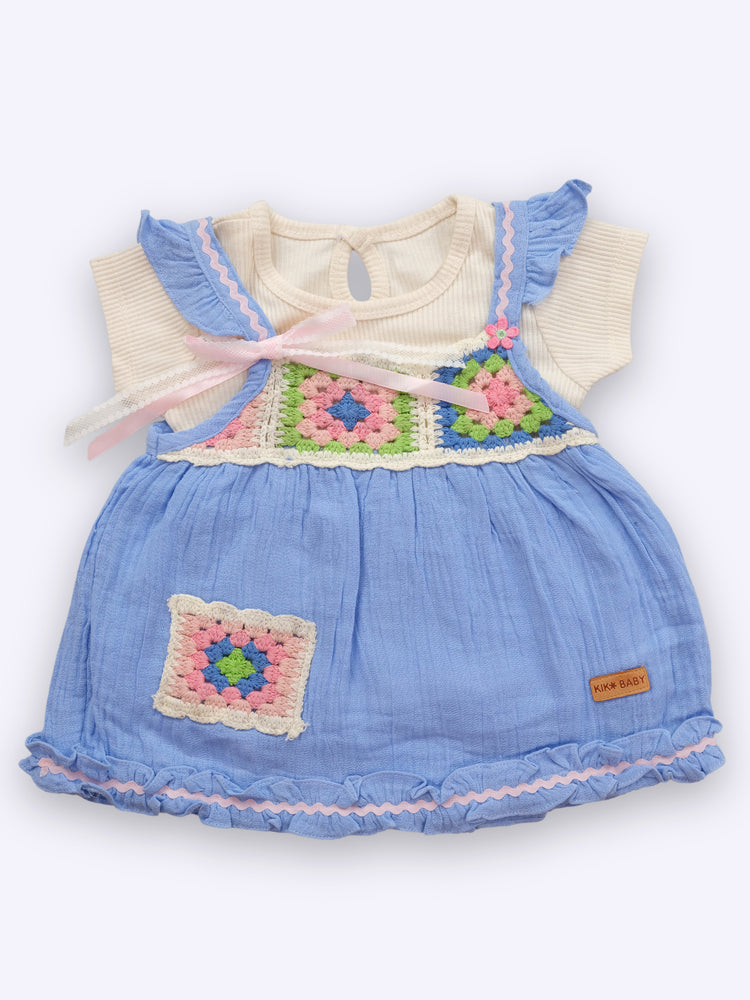 KIKO Cotton Dunagree Set for New Born Baby