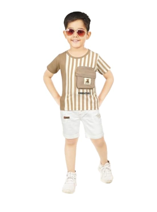 CHOO - CHOO Boys T-Shirt with Shorts Clothing Set