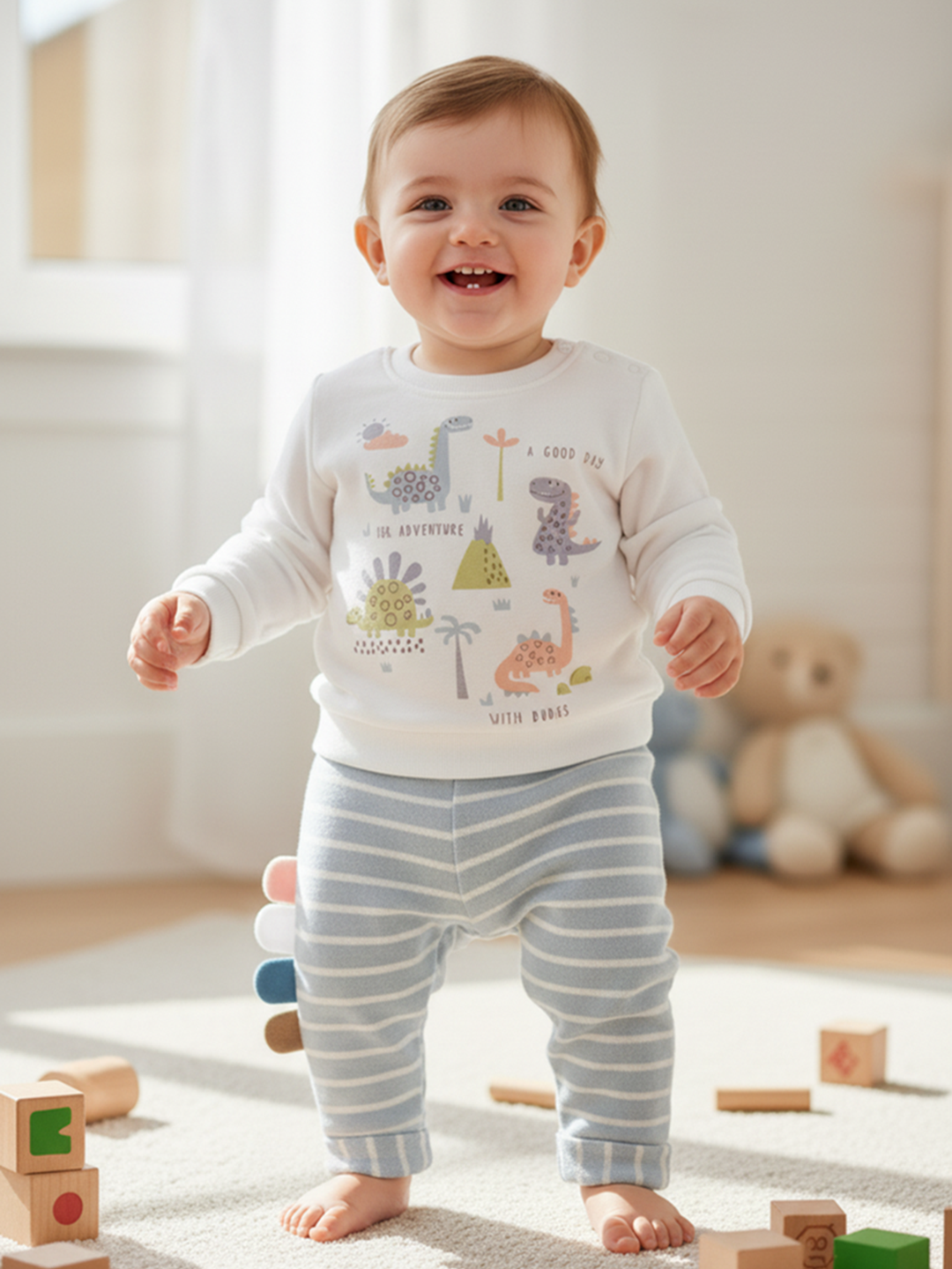 Baby Boys Casual T-Shirt with Pant