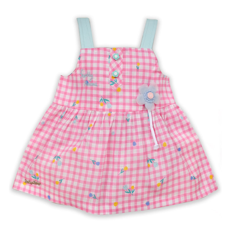 Baby's Day Frock Fit & Flare Dress with panty