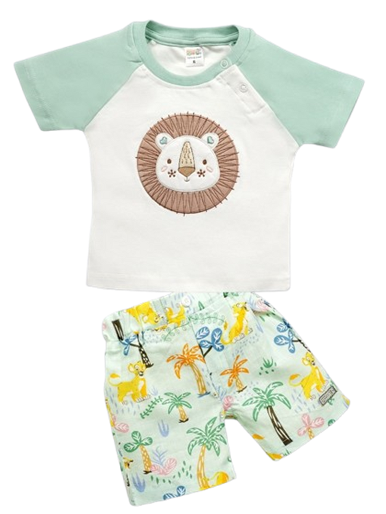 Pompidou Baby Boys Casual Shirt with Shorts