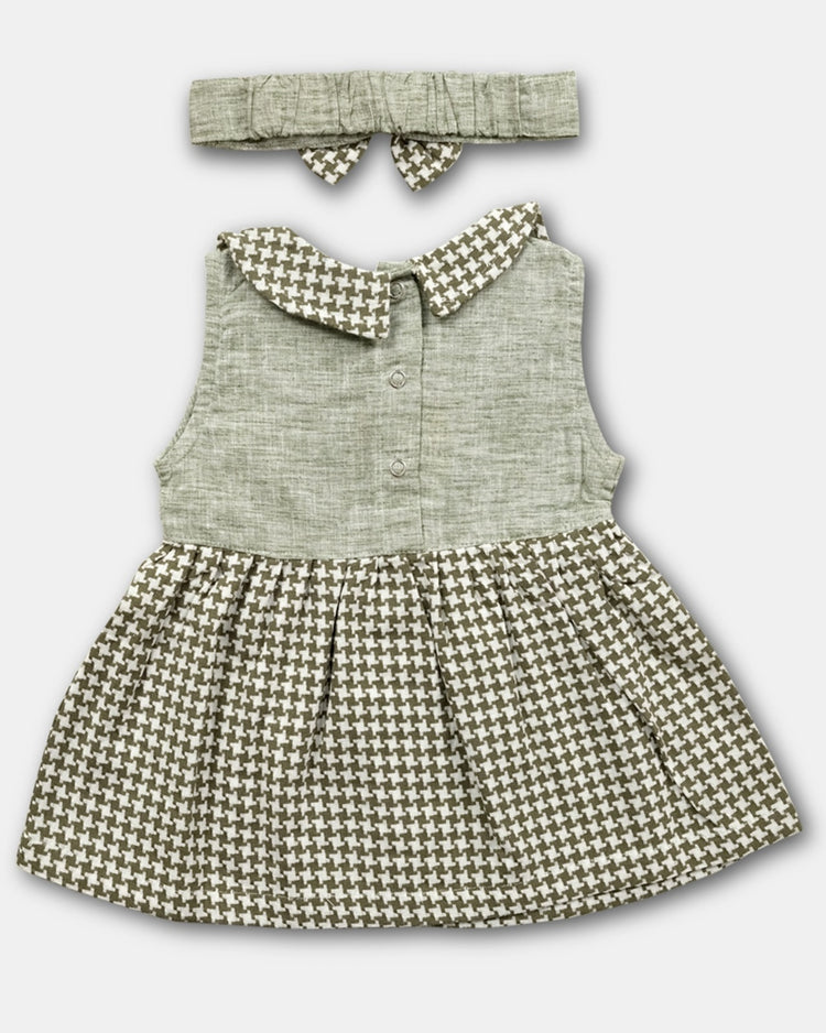 JELLY JOY Girls Sleeveless Checked Frock Dresses
