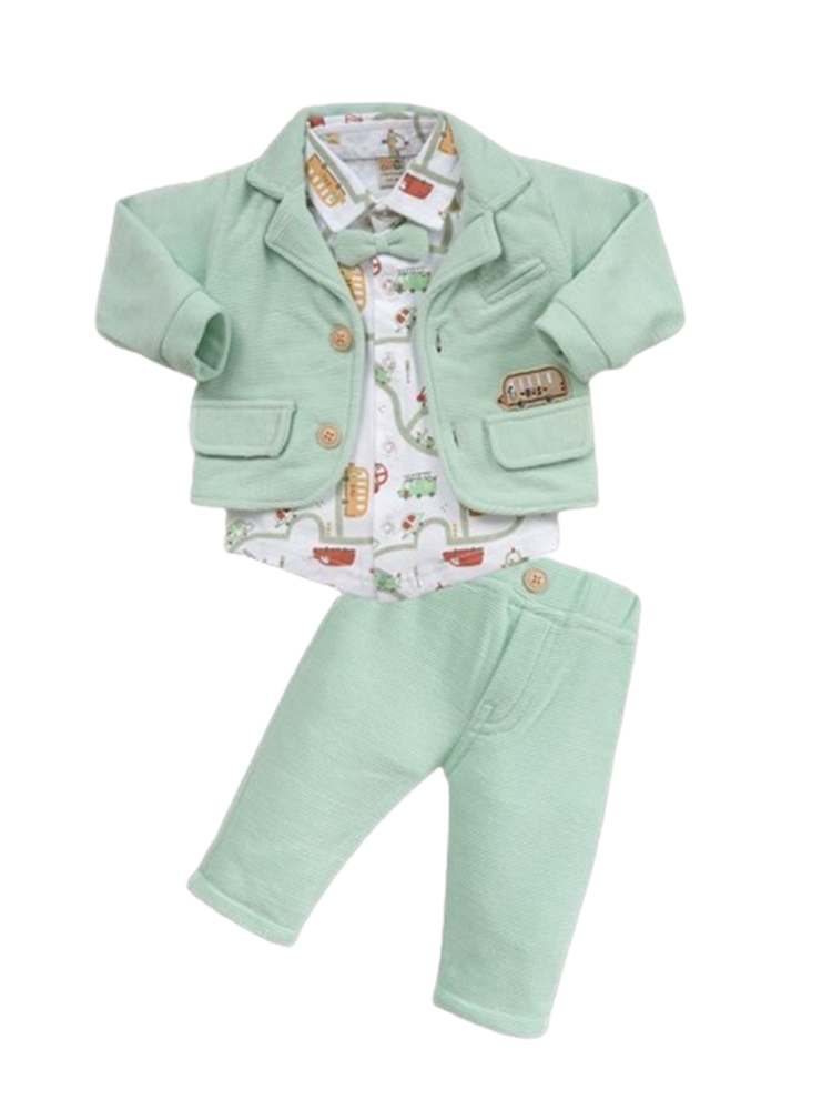 Pompidou Full Sleeves Rompers For Baby Boys