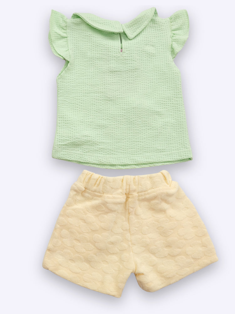 Baby's Day Girls Cotton Top with Shorts
