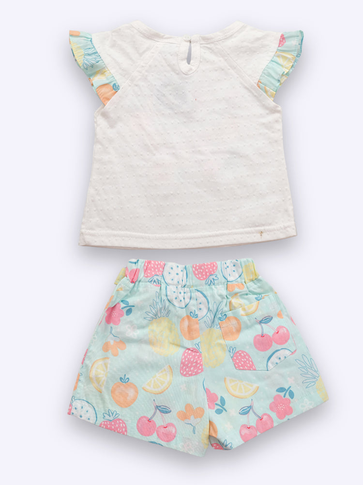 KIKO Printed Sleeveless Top and Shorts