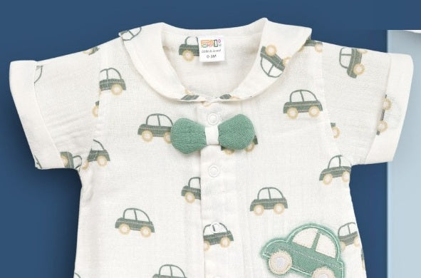 Pompidou Full Sleeves Rompers For Baby Boys