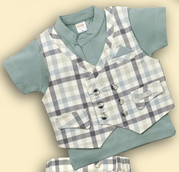 3 Piece Jacket Set for Baby Boys