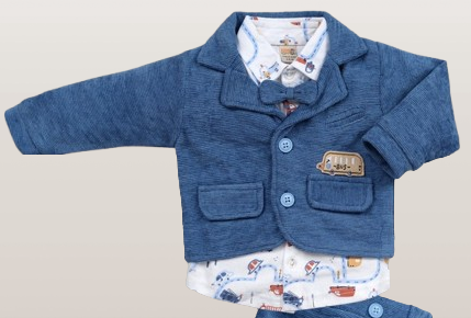 Pompidou Full Sleeves Rompers For Baby Boys