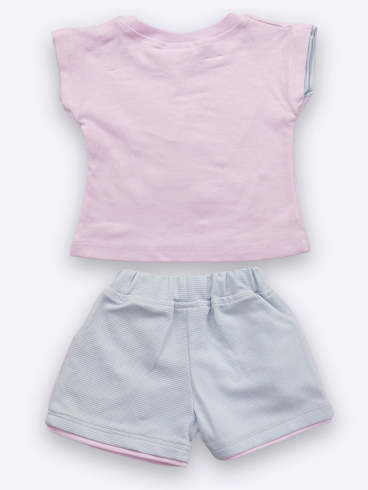 Baby's Day Cotton Top & Shorts Hot Pant