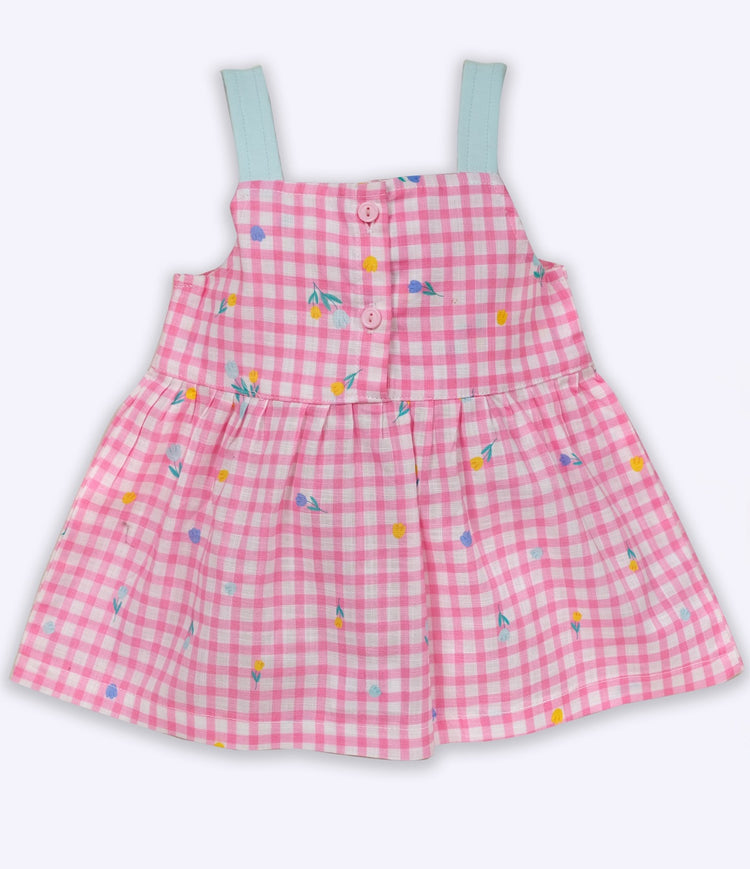 Baby's Day Frock Fit & Flare Dress with panty