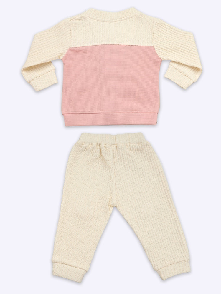 Baby's Day Girls Pure Cotton Shirt With Joggers