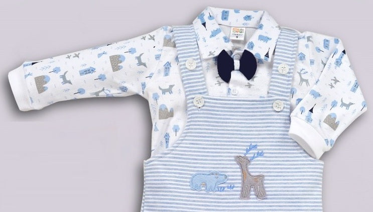 Pompidou Full Sleeves Rompers For Baby Boys