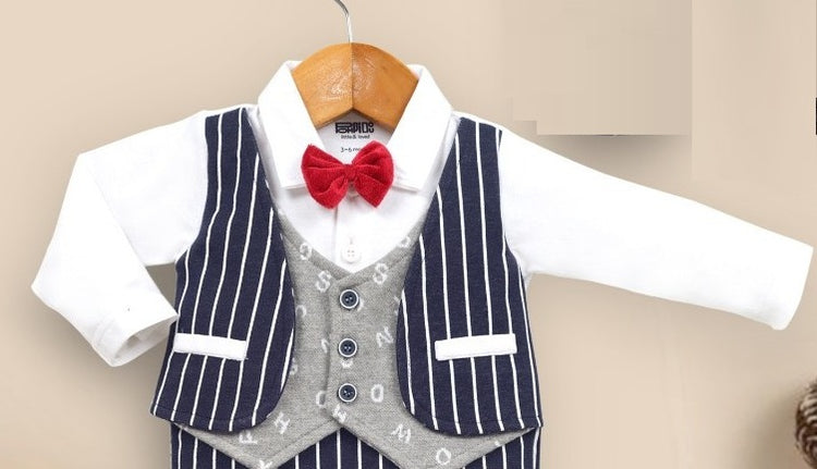 Pompidou Full Sleeves Rompers For Baby Boys