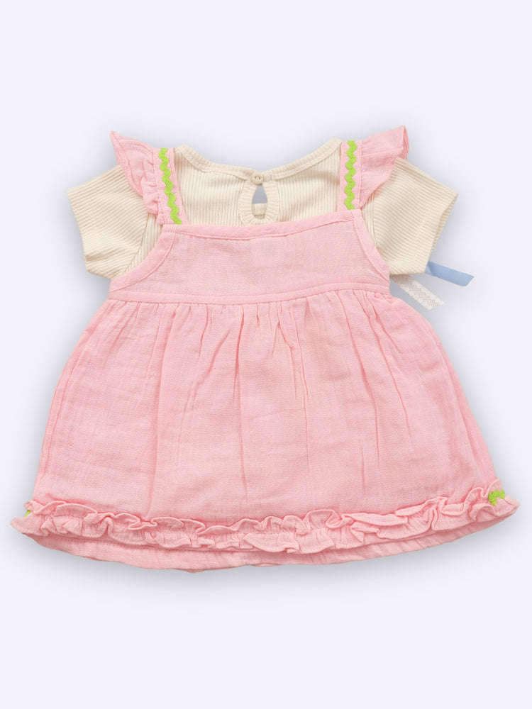 KIKO Cotton Dunagree Set for New Born Baby