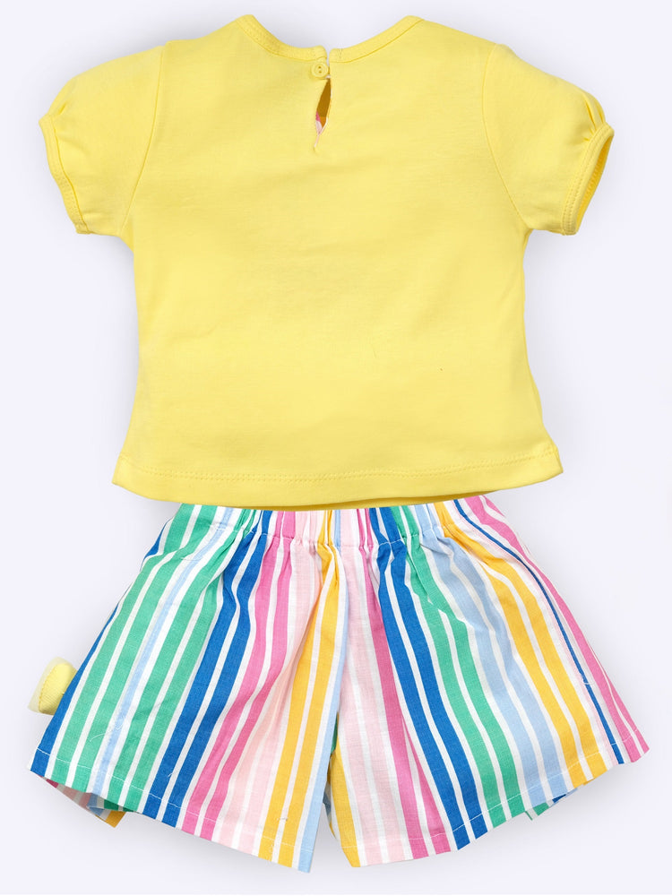 Babys Pure Cotton Top with Shorts