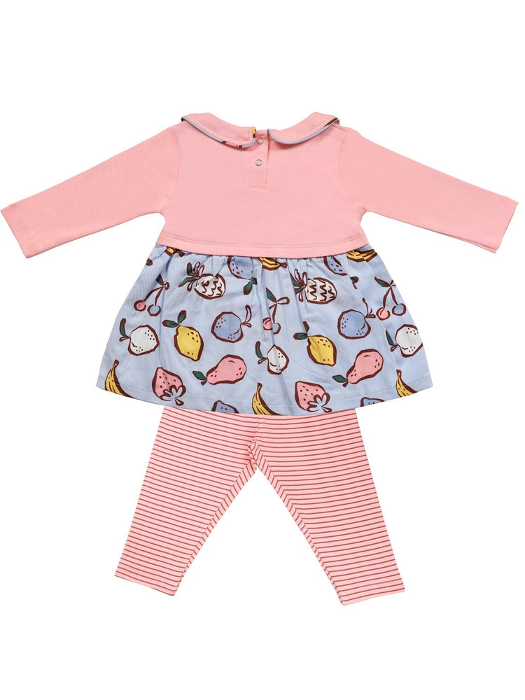 Girls Printed Top with Leggings