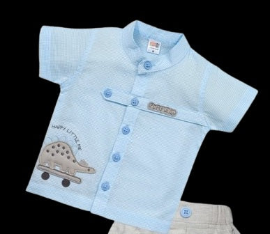 Baby Boys Casual Shirt with Shorts