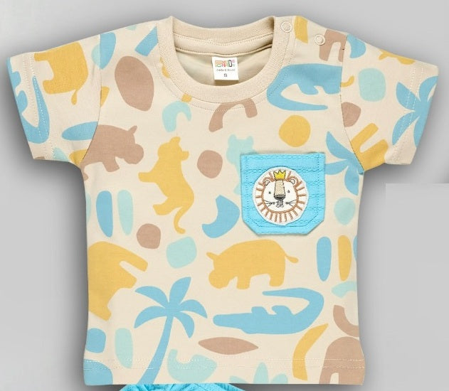 Pompidou Baby Boys Casual Shirt with Shorts