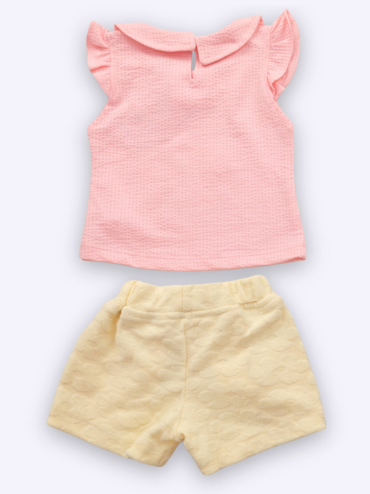 Baby's Day Girls Cotton Top with Shorts