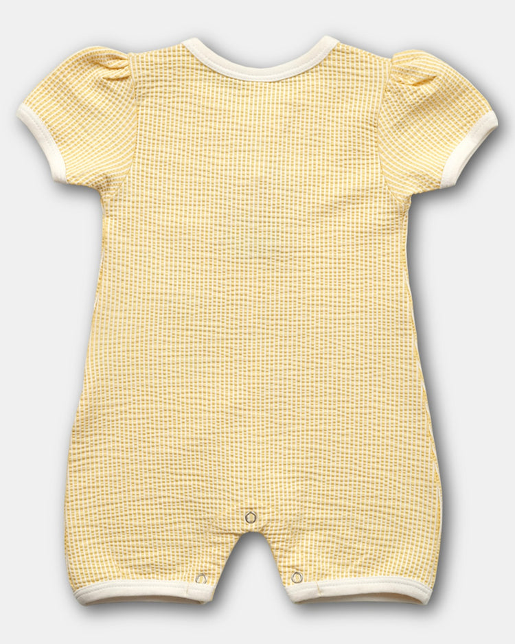 JELLY JOY Infant Girls Self Design Cotton Rompers