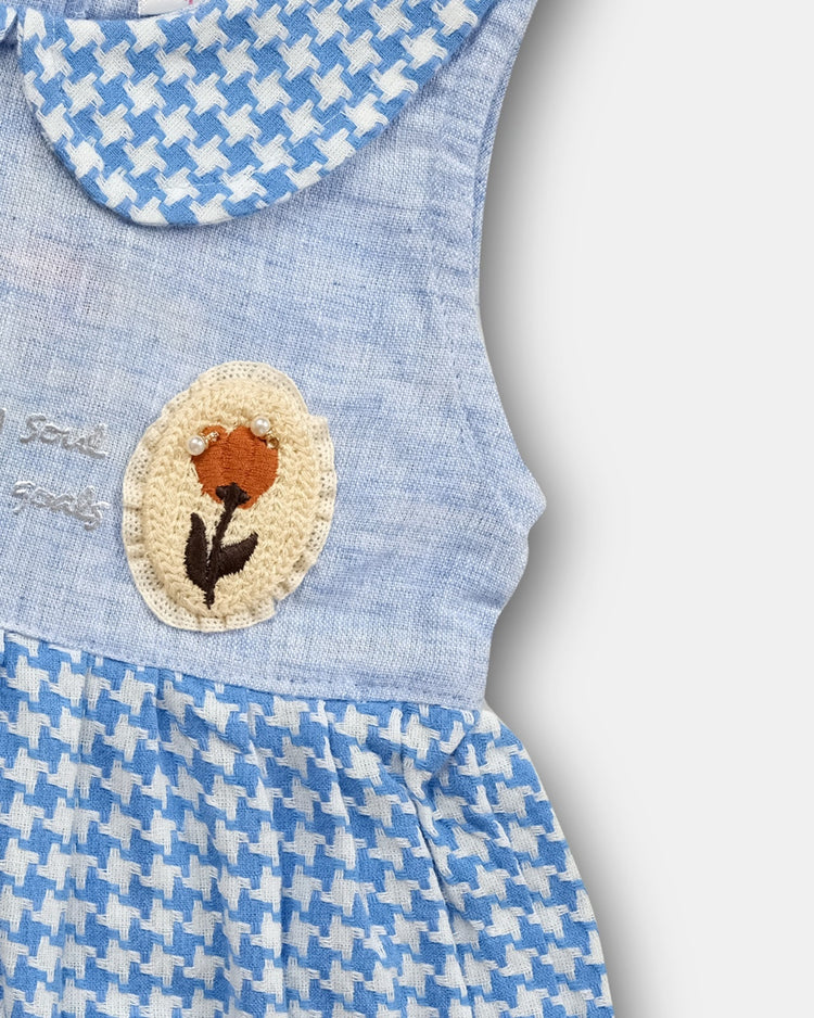 JELLY JOY Girls Sleeveless Checked Frock Dresses