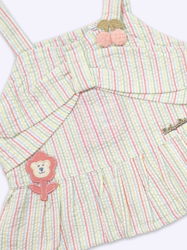 BABY'S DAY Sleeveless Pure Cotton Top With Shorts