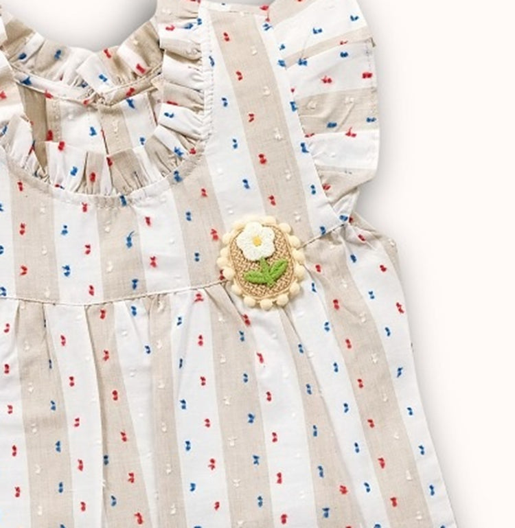 Memeko Girls Floral Top & Shorts Clothing Set