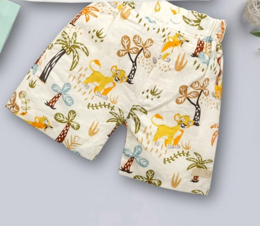Pompidou Baby Boys Casual Shirt with Shorts