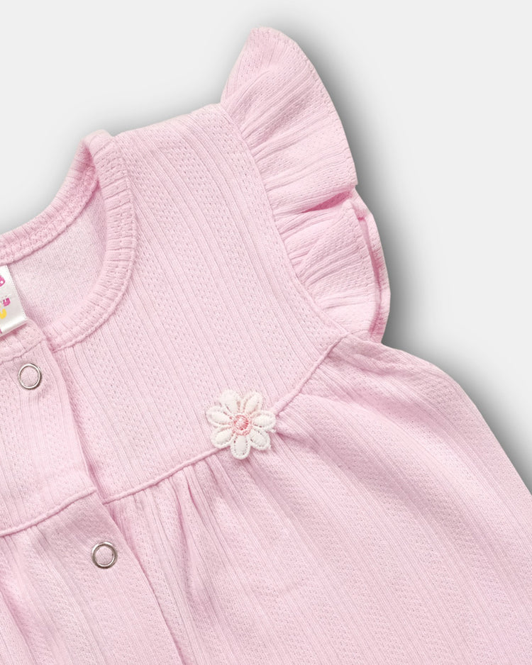 JELLY JOY Baby Girl Chambray Romper