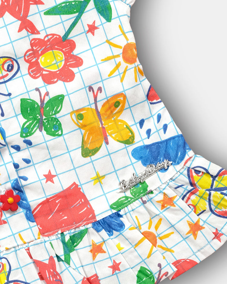 BABY'S DAY Sleeveless Tops and Denim Shorts