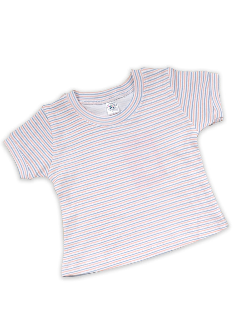 BABY'S DAY Denim Dungaree With T-Shirt With Panty