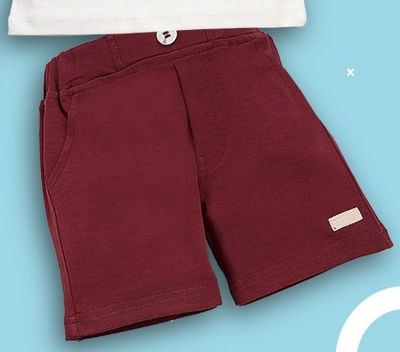 Pompidou Baby Boys Casual Shirt with Shorts