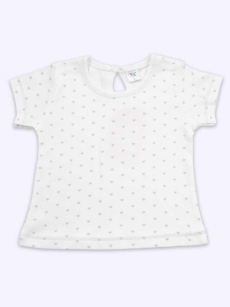 BABY'S DAY Top With Dungaree Dresses with Panty